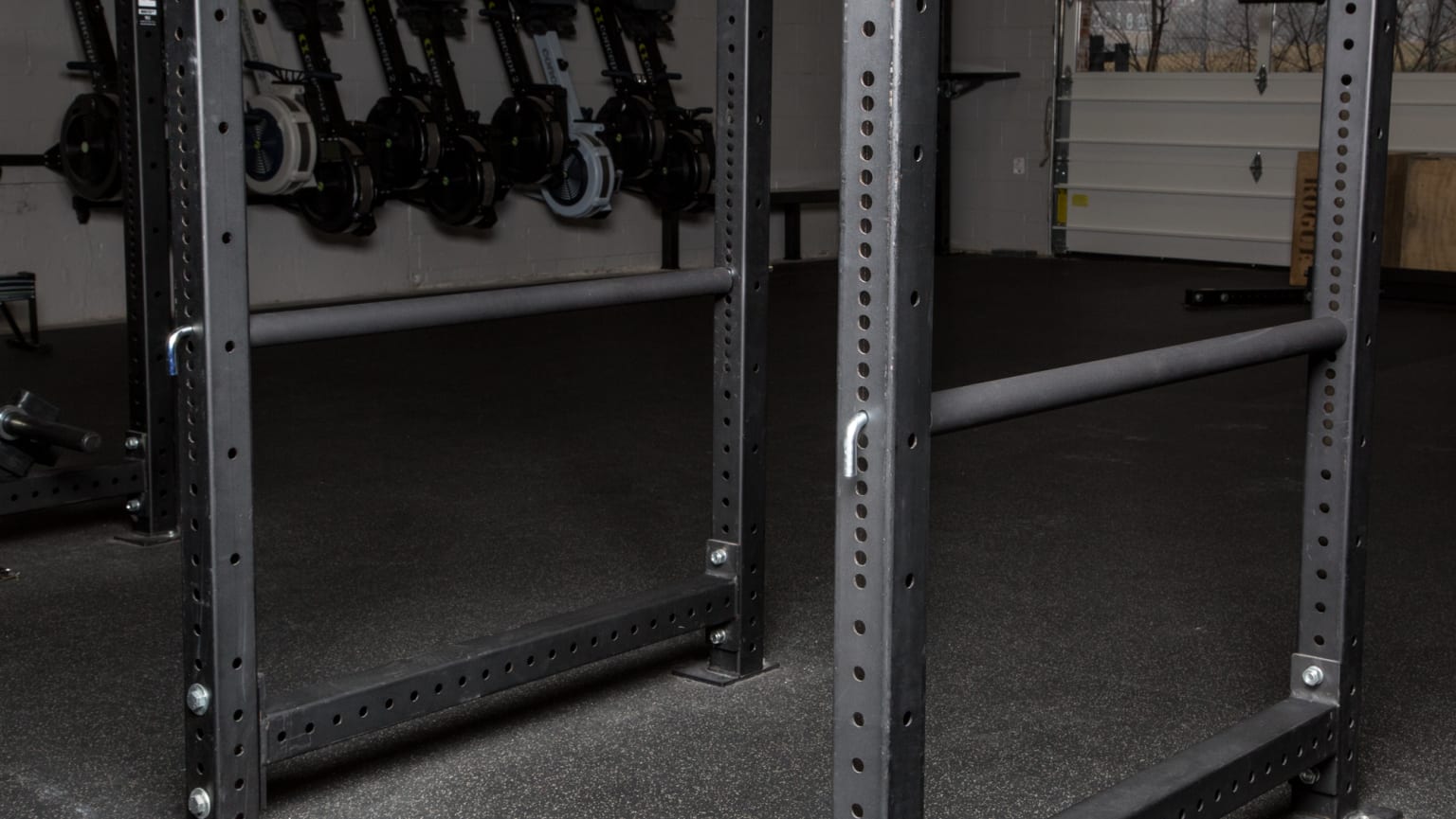 Power rack on sale safety pins
